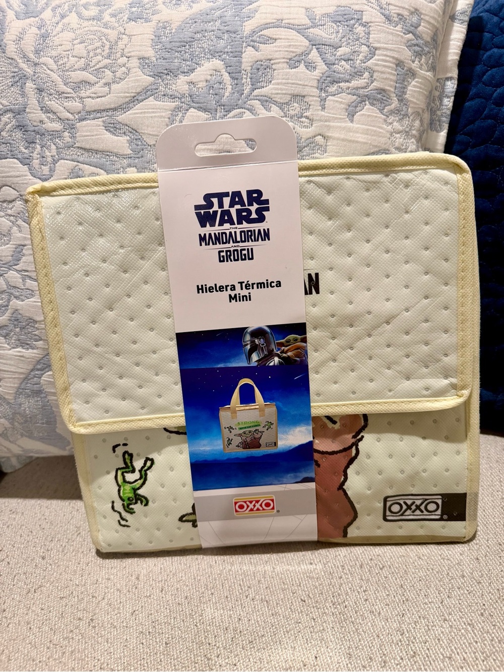 Star Wars Mandalorian Grogu Hielera Termica Mini small cooler oxxo Mexico exclus